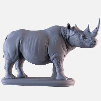 Rhinoceros Sculpture