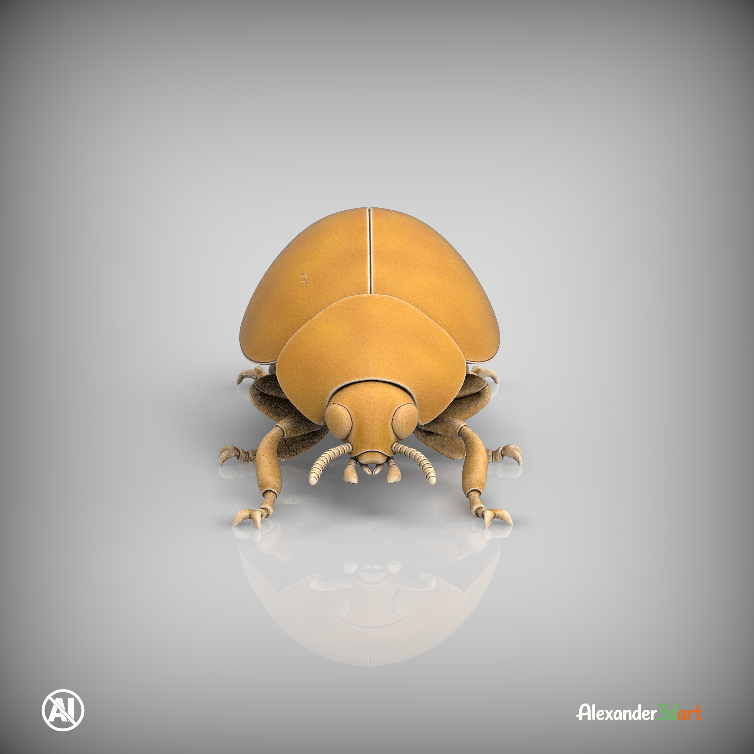 Ladybug 3D Print Model &ndash Realistic Beetle Insect STL 3D Model