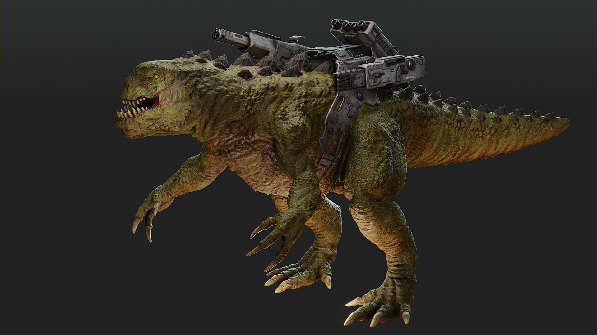 Assault Dinosaur 3D Model