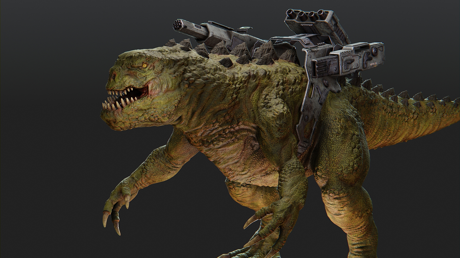 Assault Dinosaur 3D Model