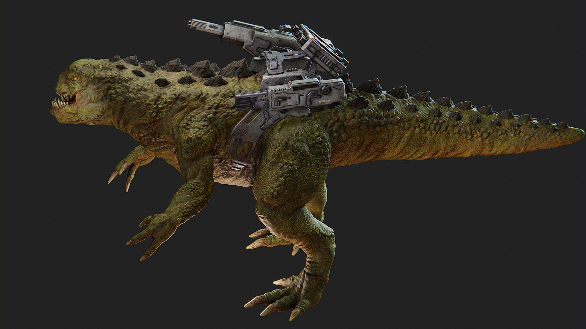 Assault Dinosaur 3D Model