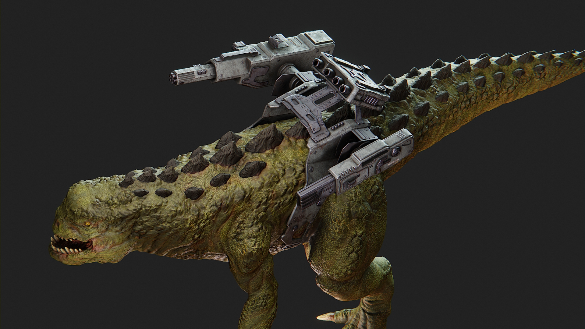 Assault Dinosaur 3D Model