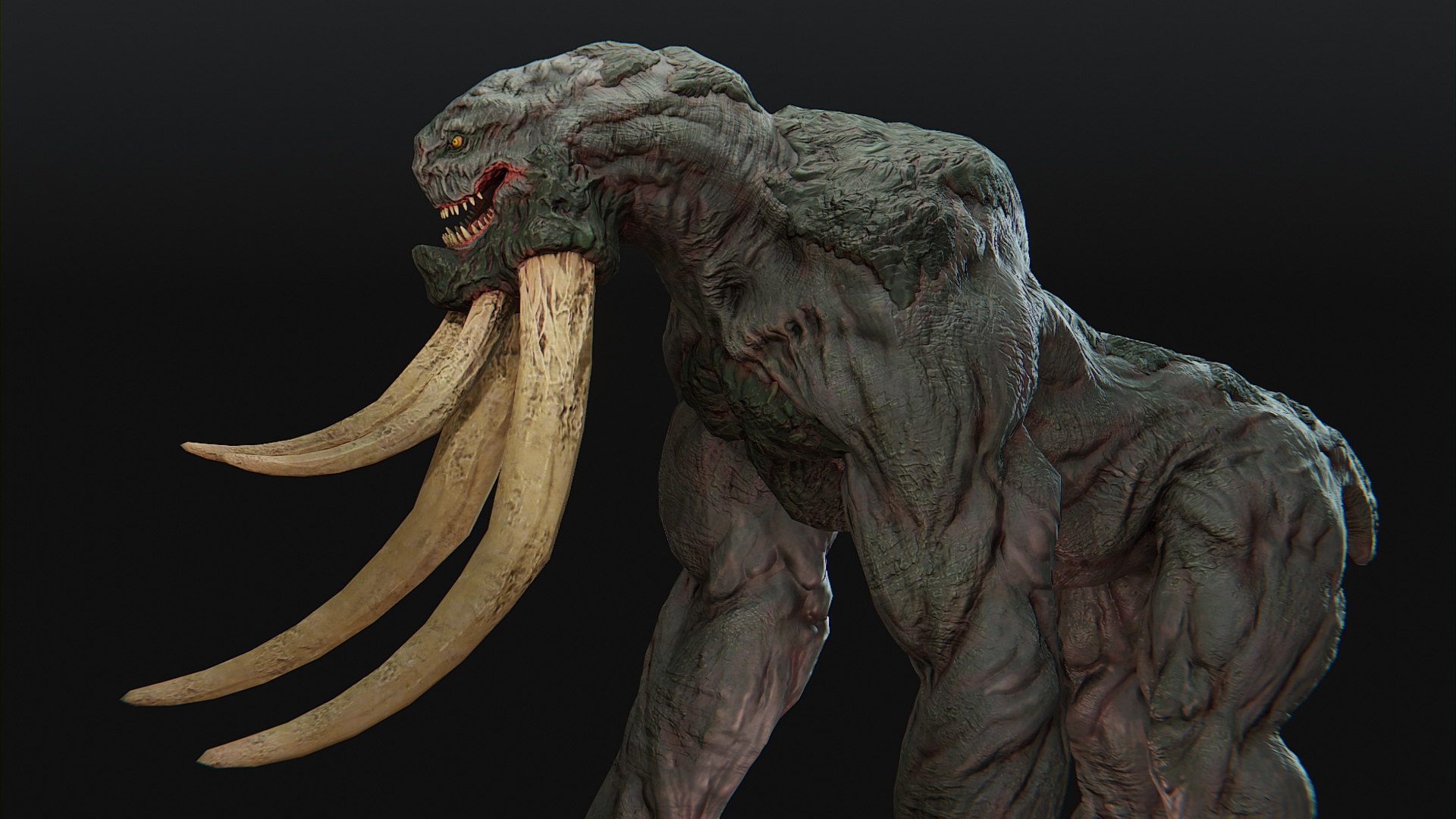 Colossus Kaiju 3D Model