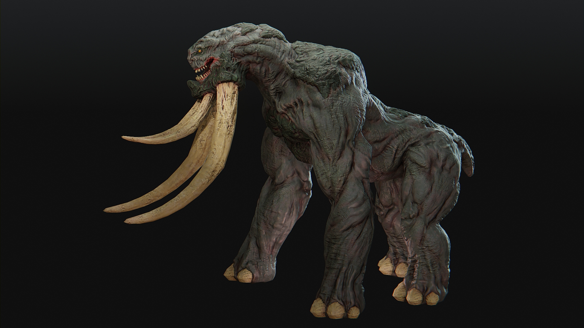 Colossus Kaiju 3D Model
