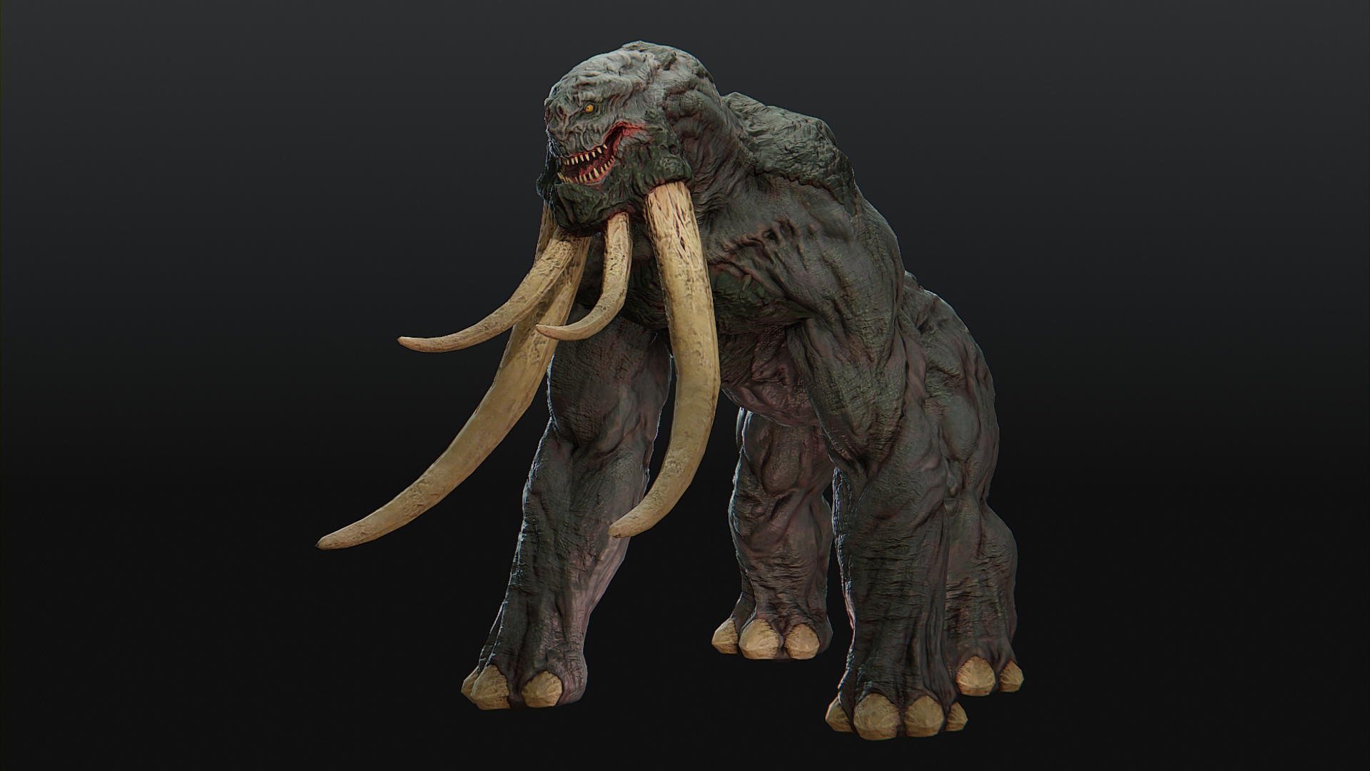 Colossus Kaiju 3D Model