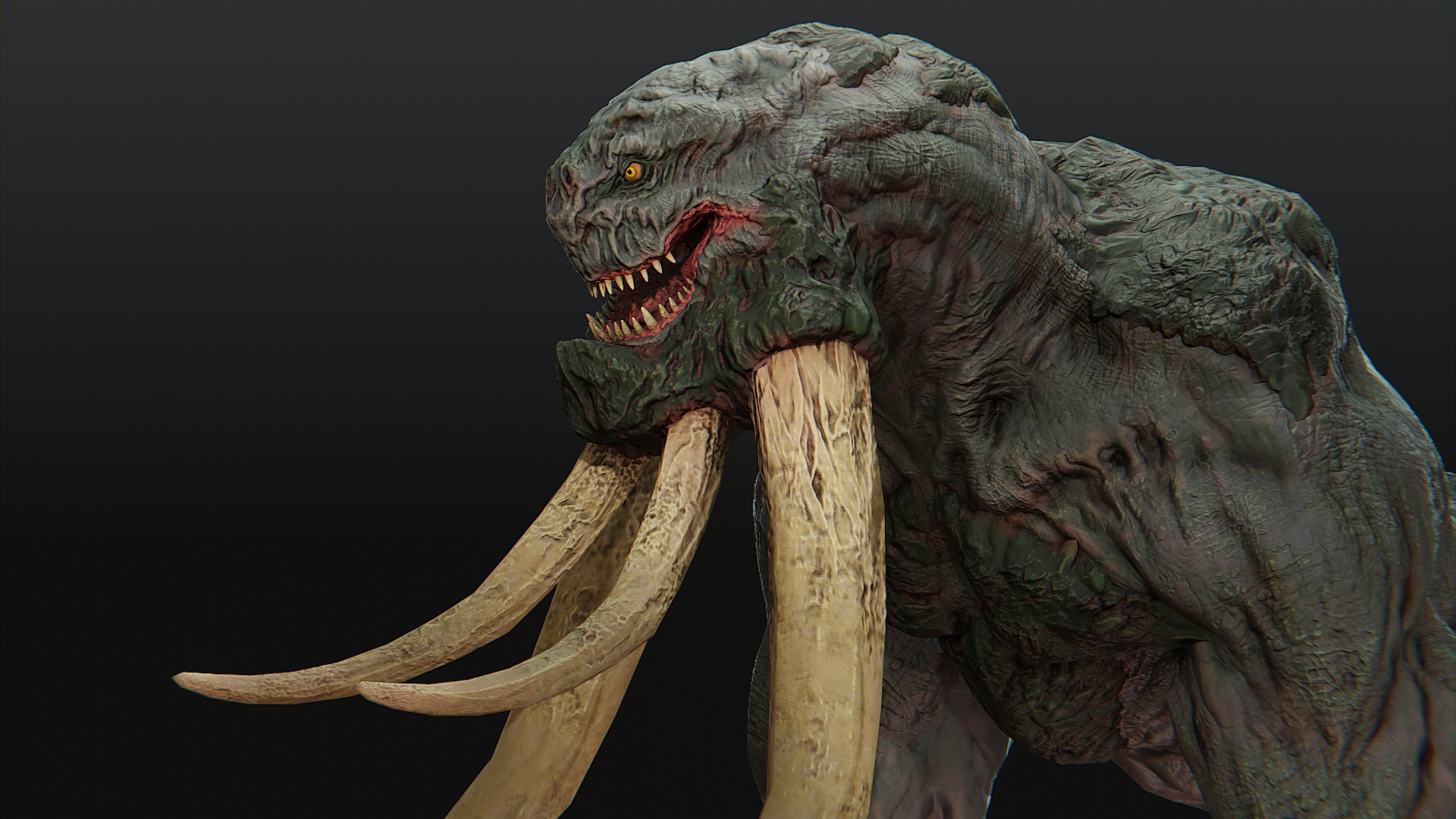 Colossus Kaiju 3D Model