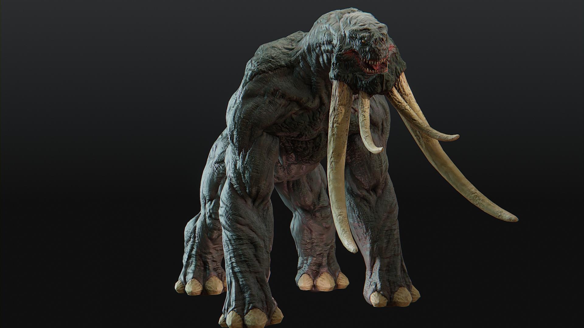 Colossus Kaiju 3D Model