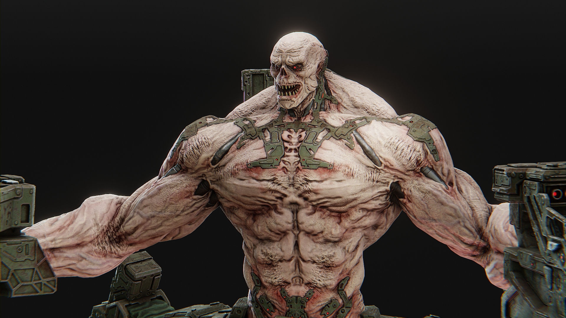 Cyborg Commando 3D Model