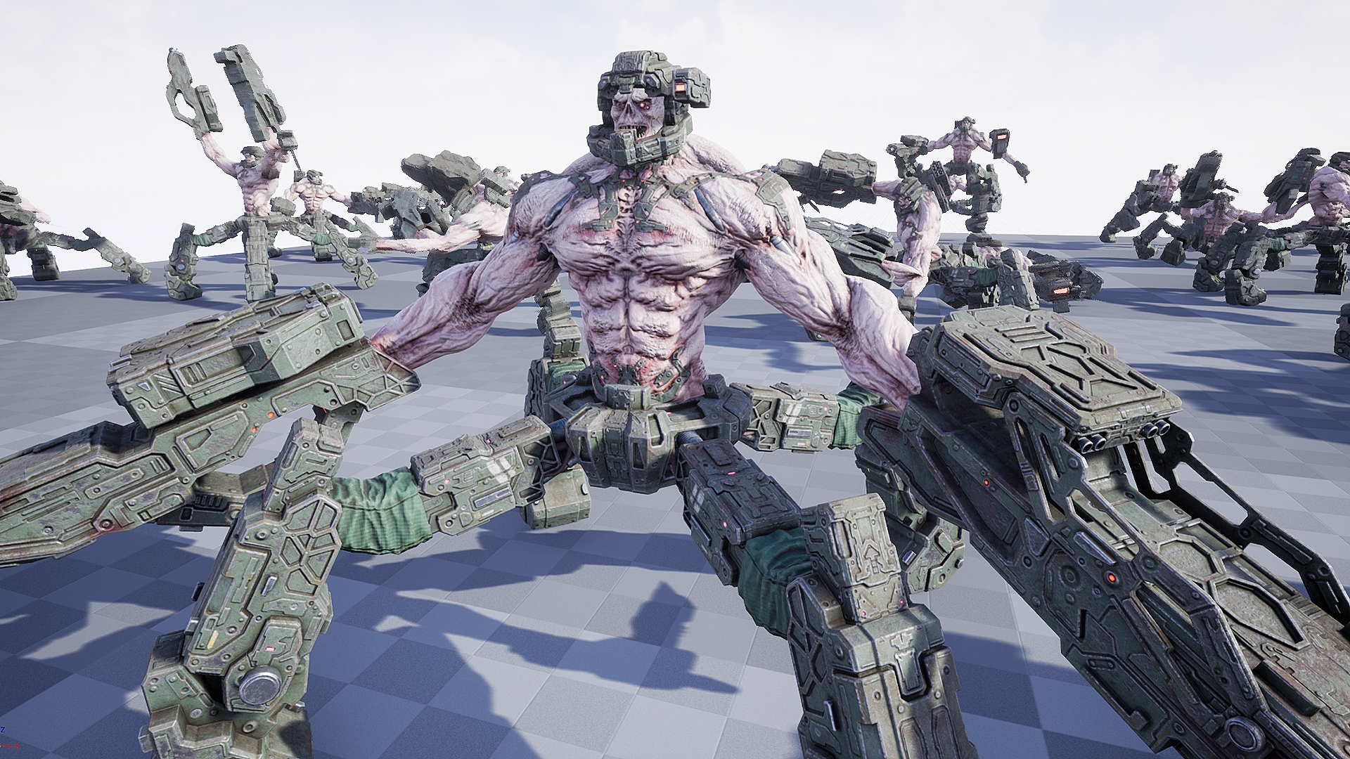 Cyborg Commando 3D Model