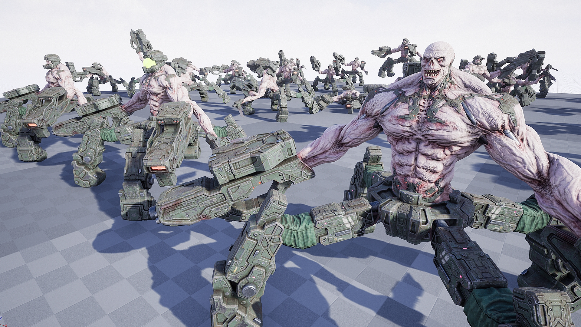 Cyborg Commando 3D Model