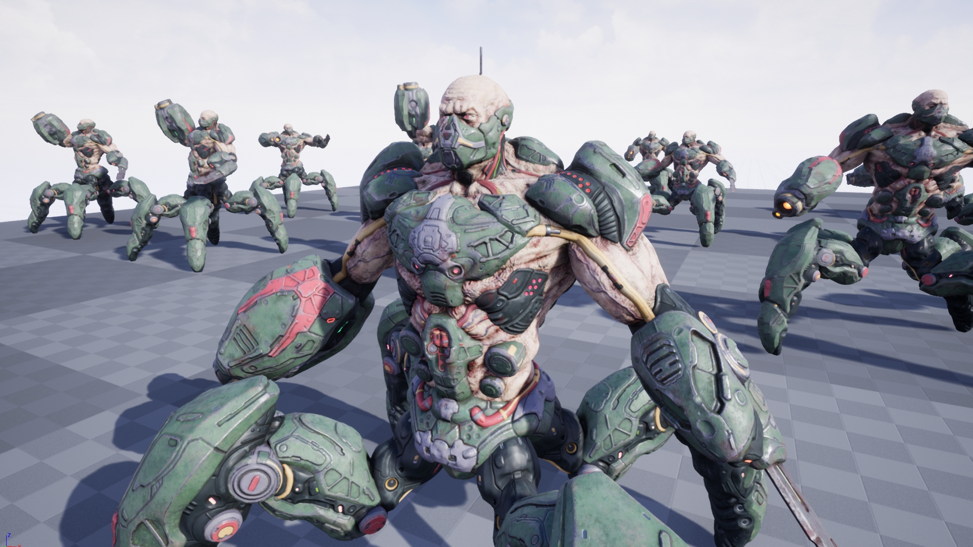 Cyborg Warlord 3D Model