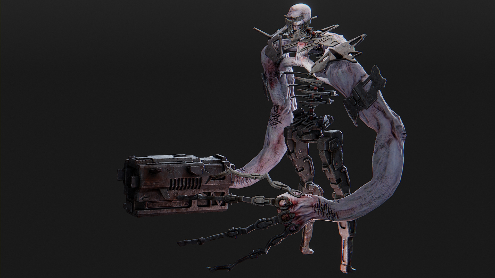 Dark Machine Ripper 3D Model
