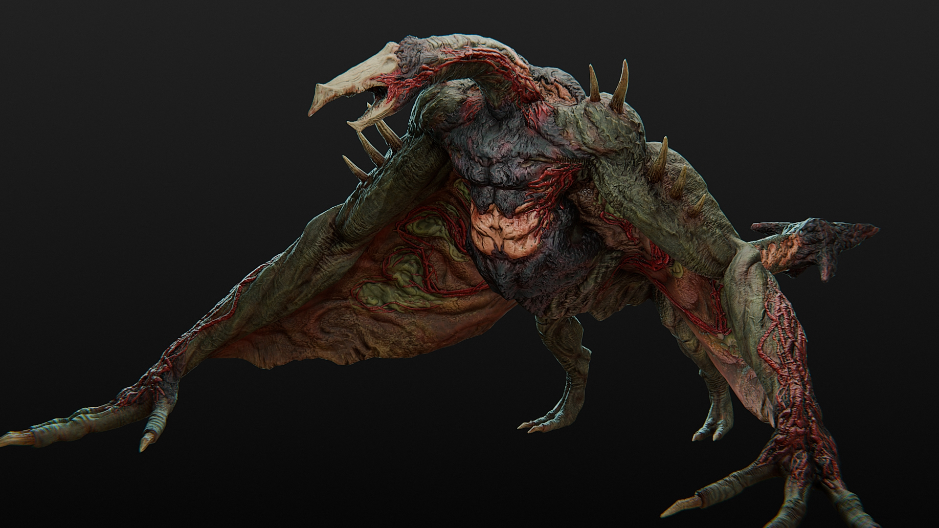 Demon Wyvern 3D Model