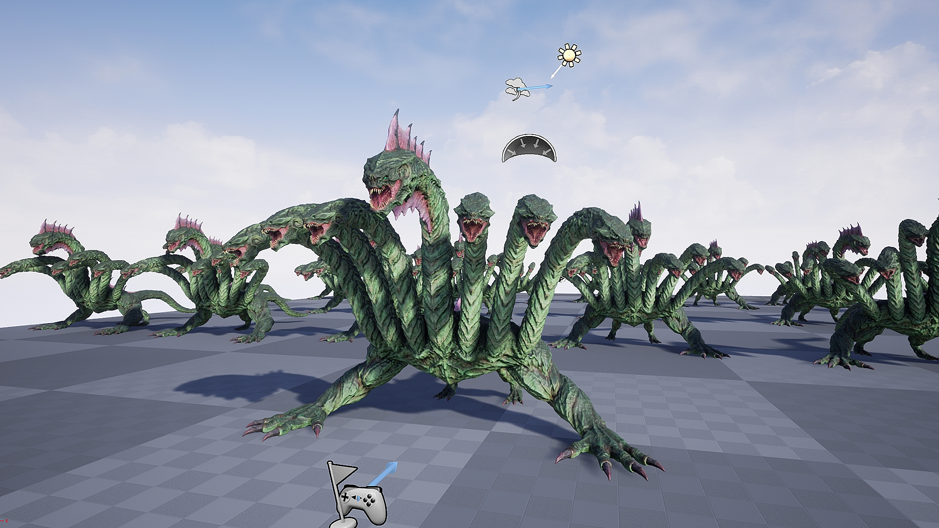 Fantasy Hydra 3D Model