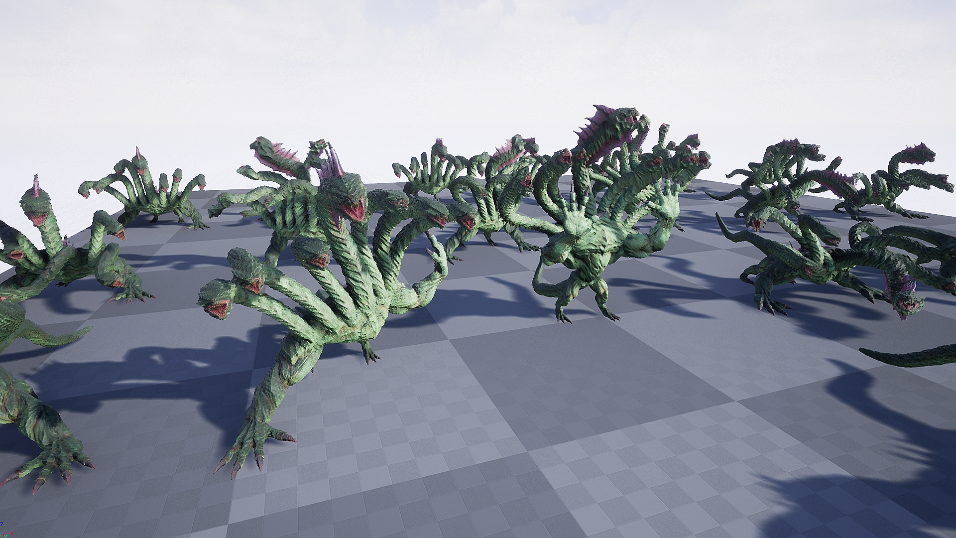 Fantasy Hydra 3D Model