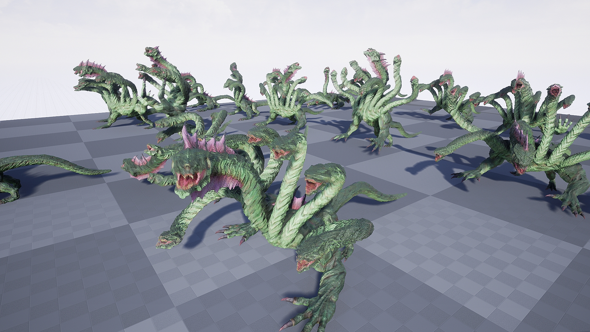 Fantasy Hydra 3D Model