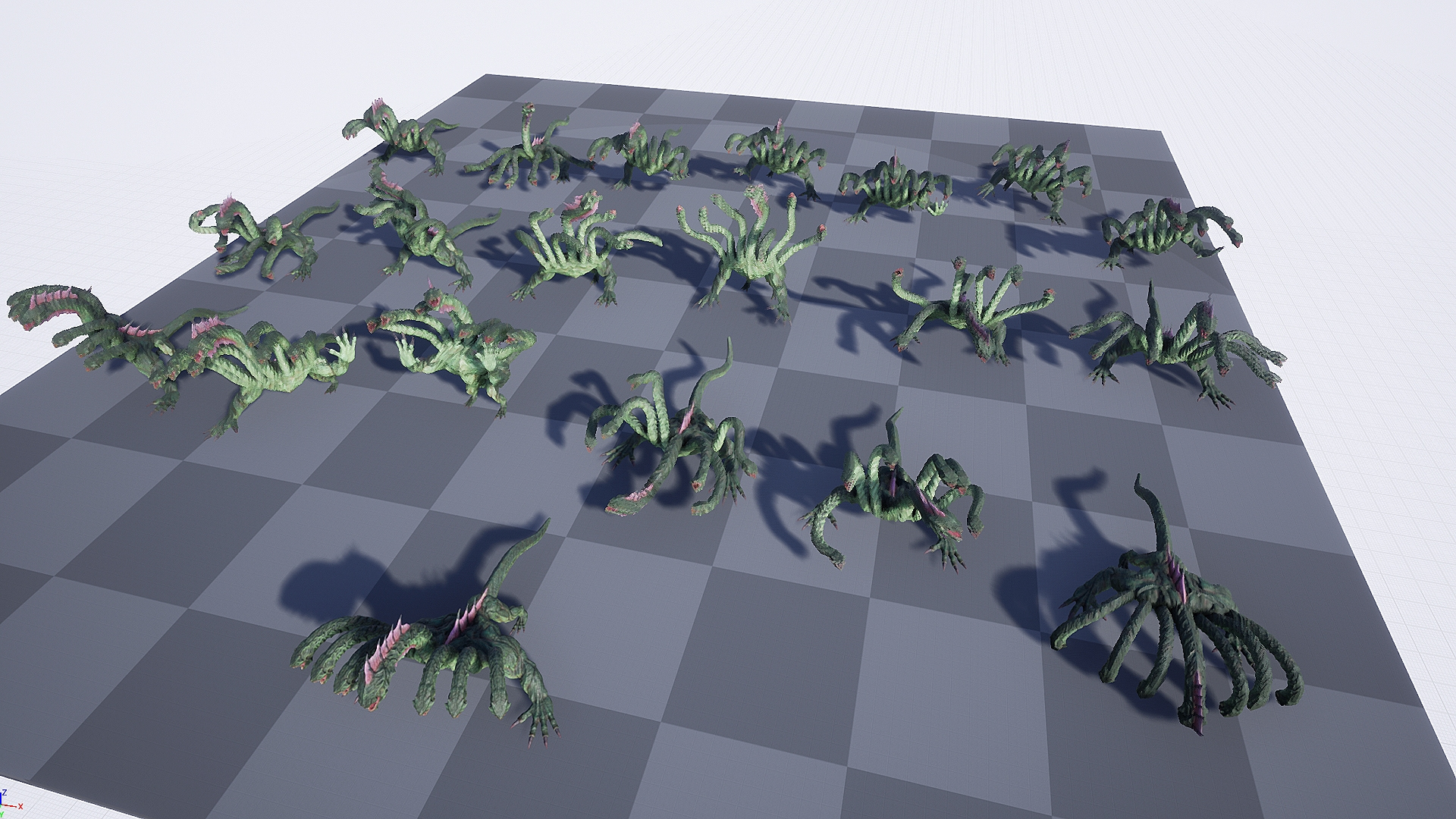 Fantasy Hydra 3D Model