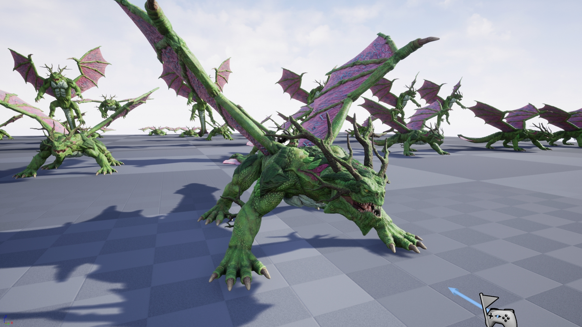 Forest Dragon 3D Model