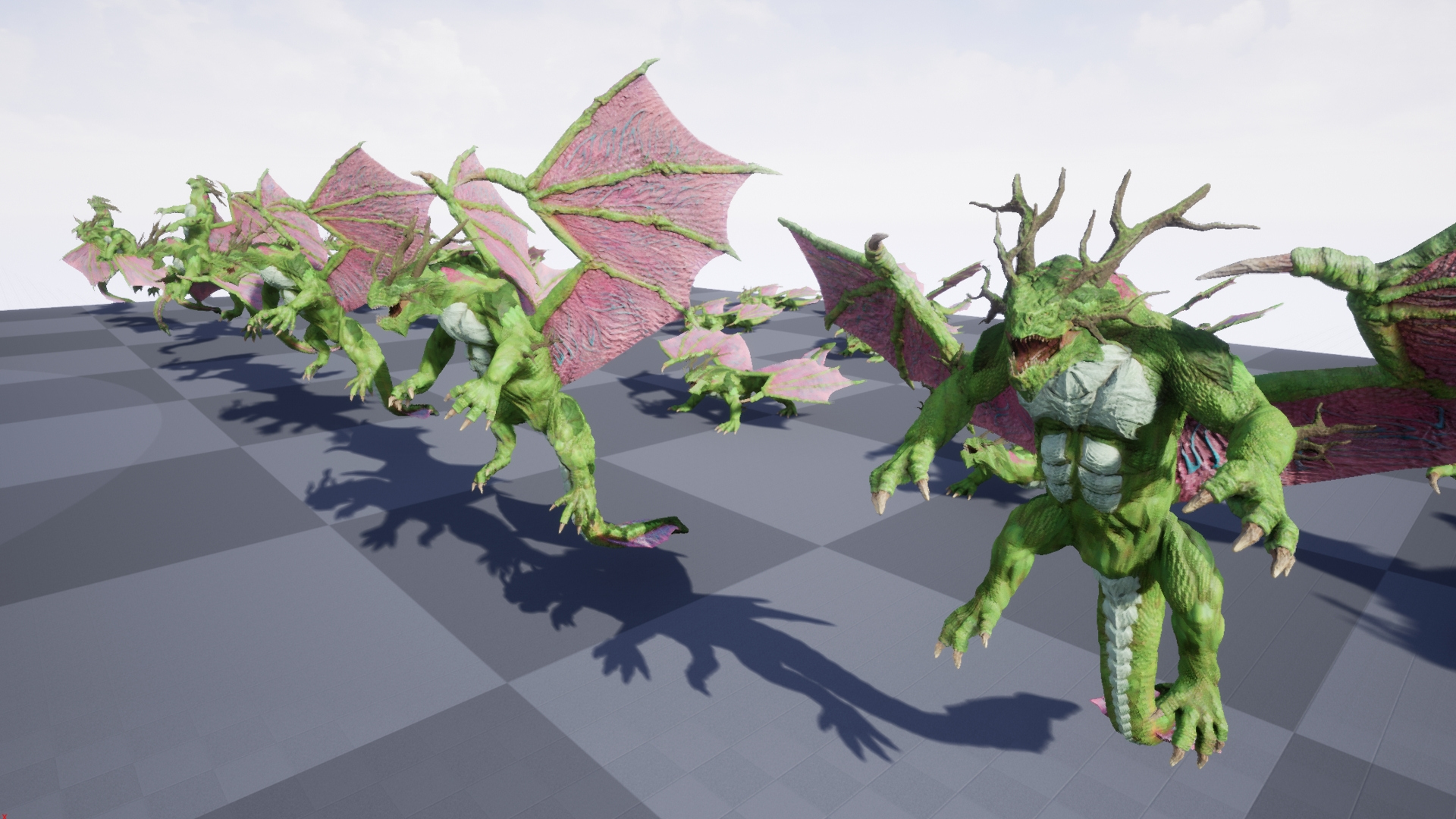 Forest Dragon 3D Model
