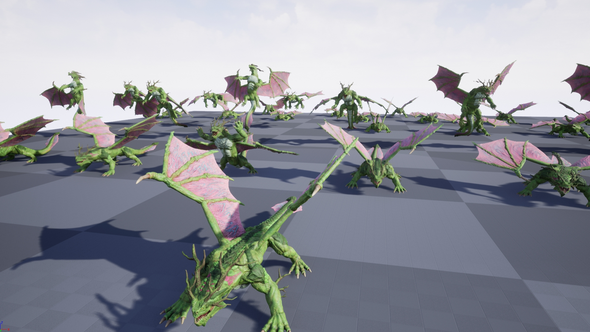 Forest Dragon 3D Model
