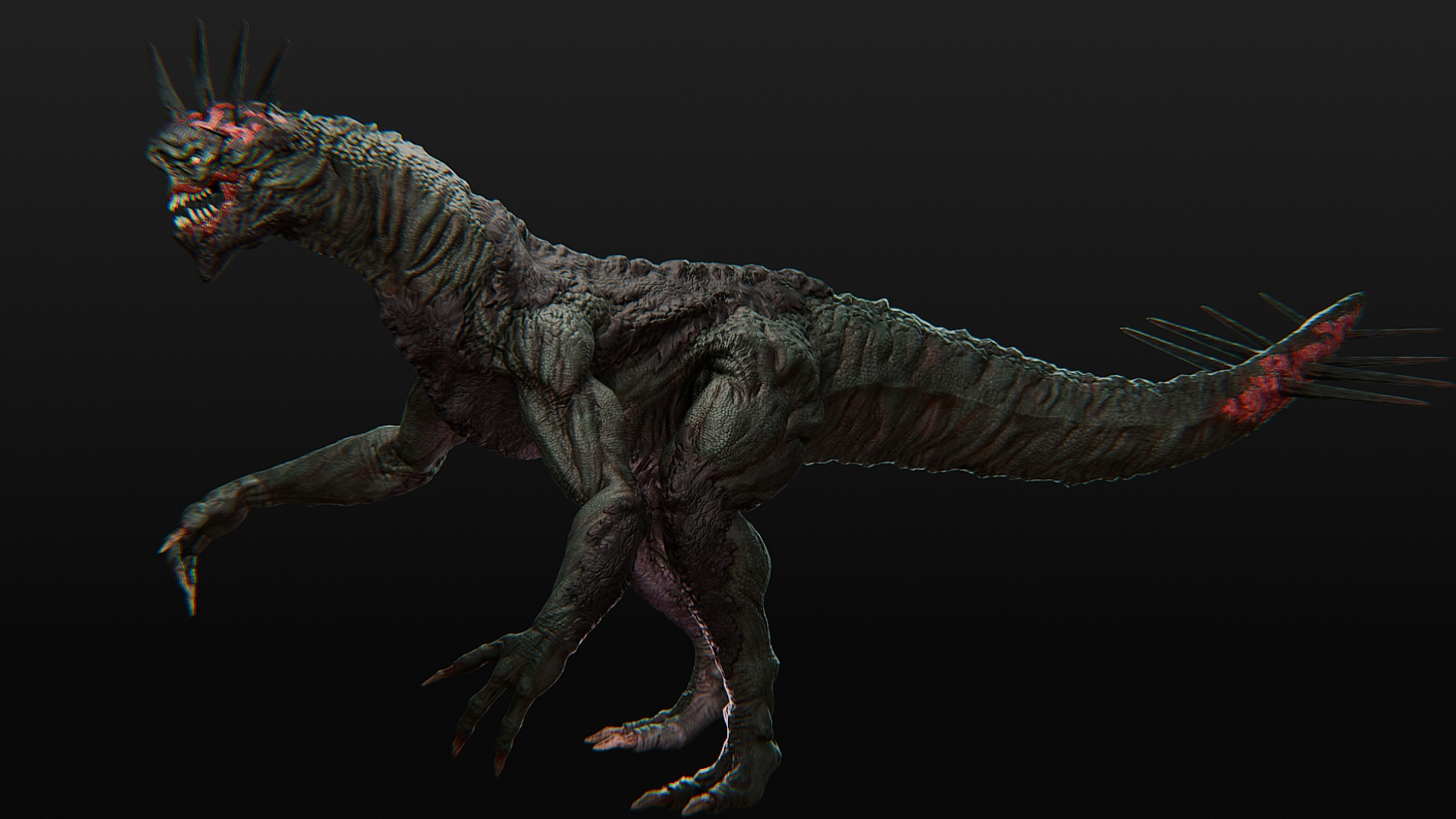 Hybrid Dinosaur 2 3D Model