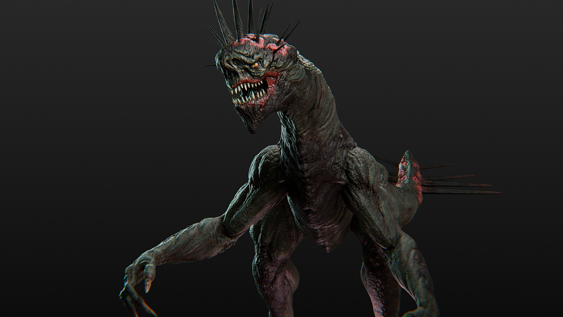 Hybrid Dinosaur 2 3D Model