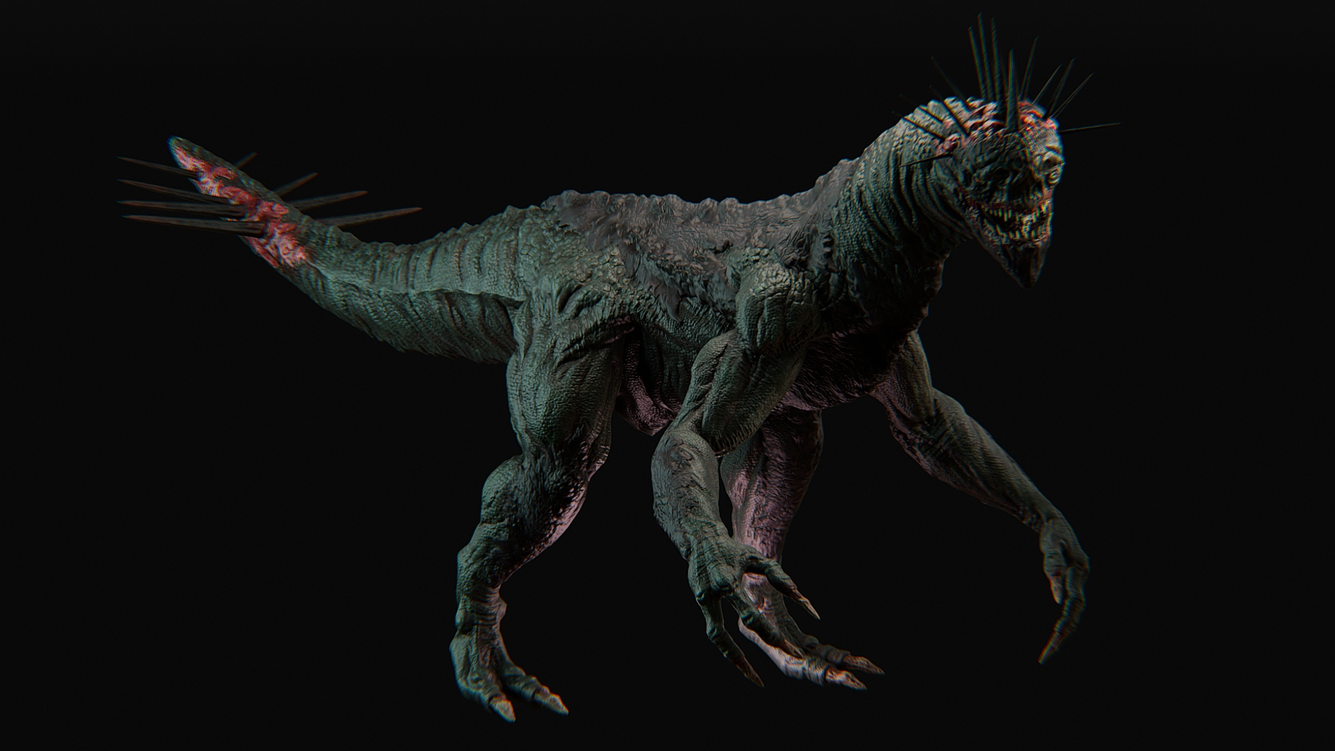 Hybrid Dinosaur 2 3D Model
