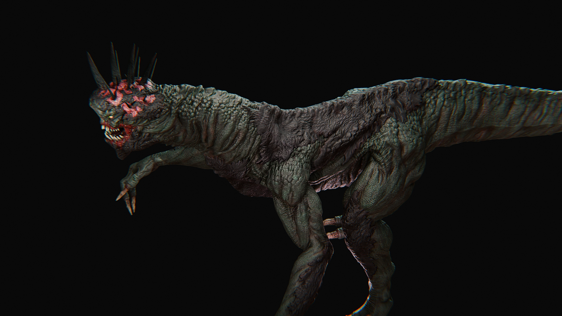 Hybrid Dinosaur 2 3D Model