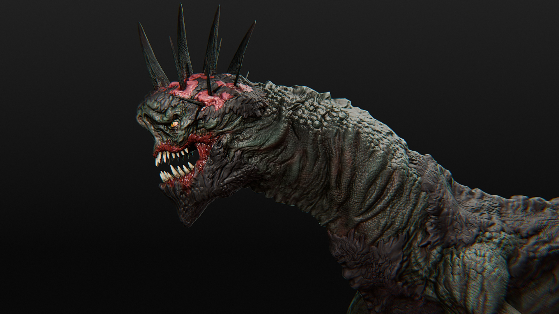 Hybrid Dinosaur 2 3D Model