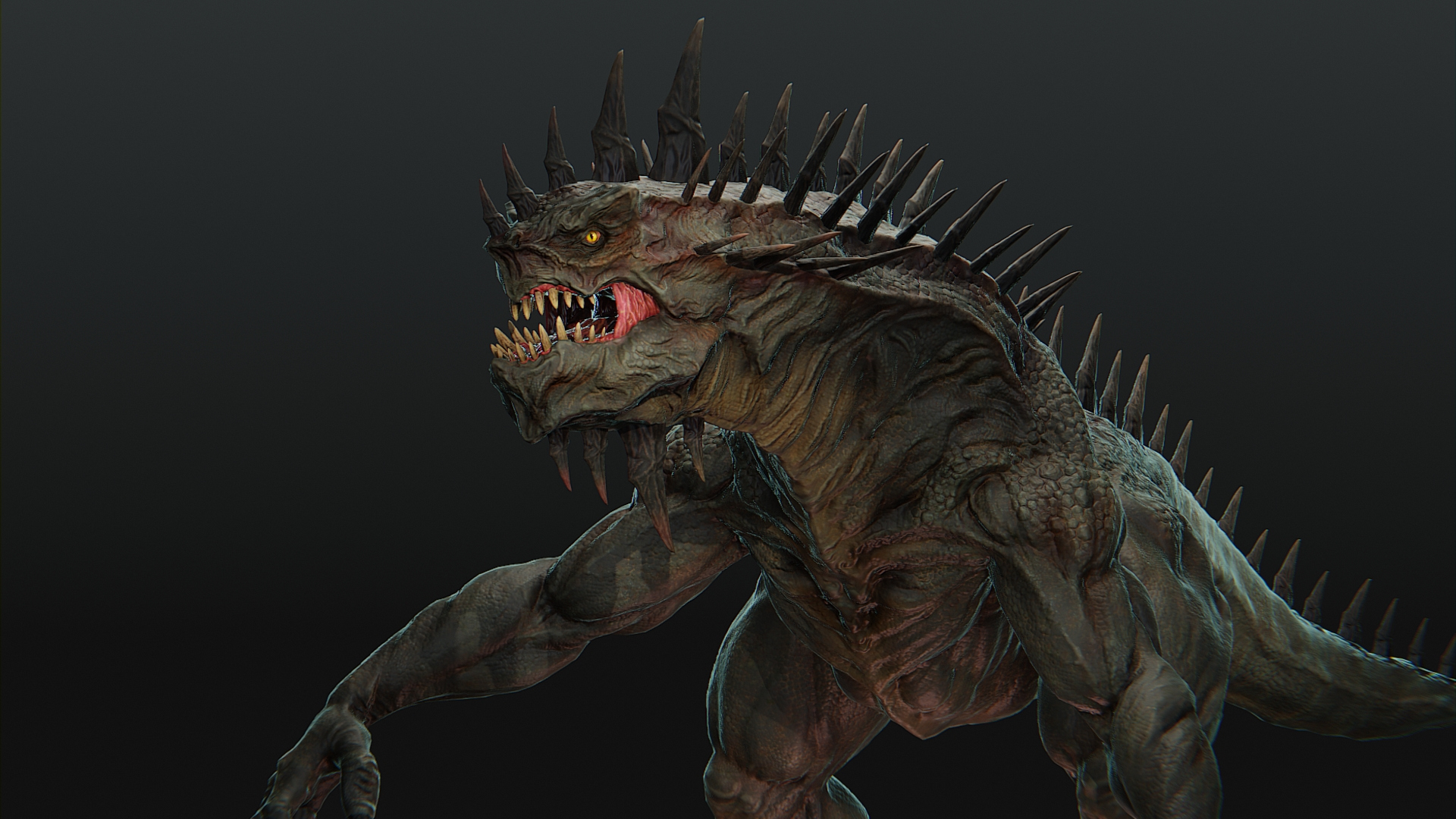 Hybrid Dinosaur 3D Model