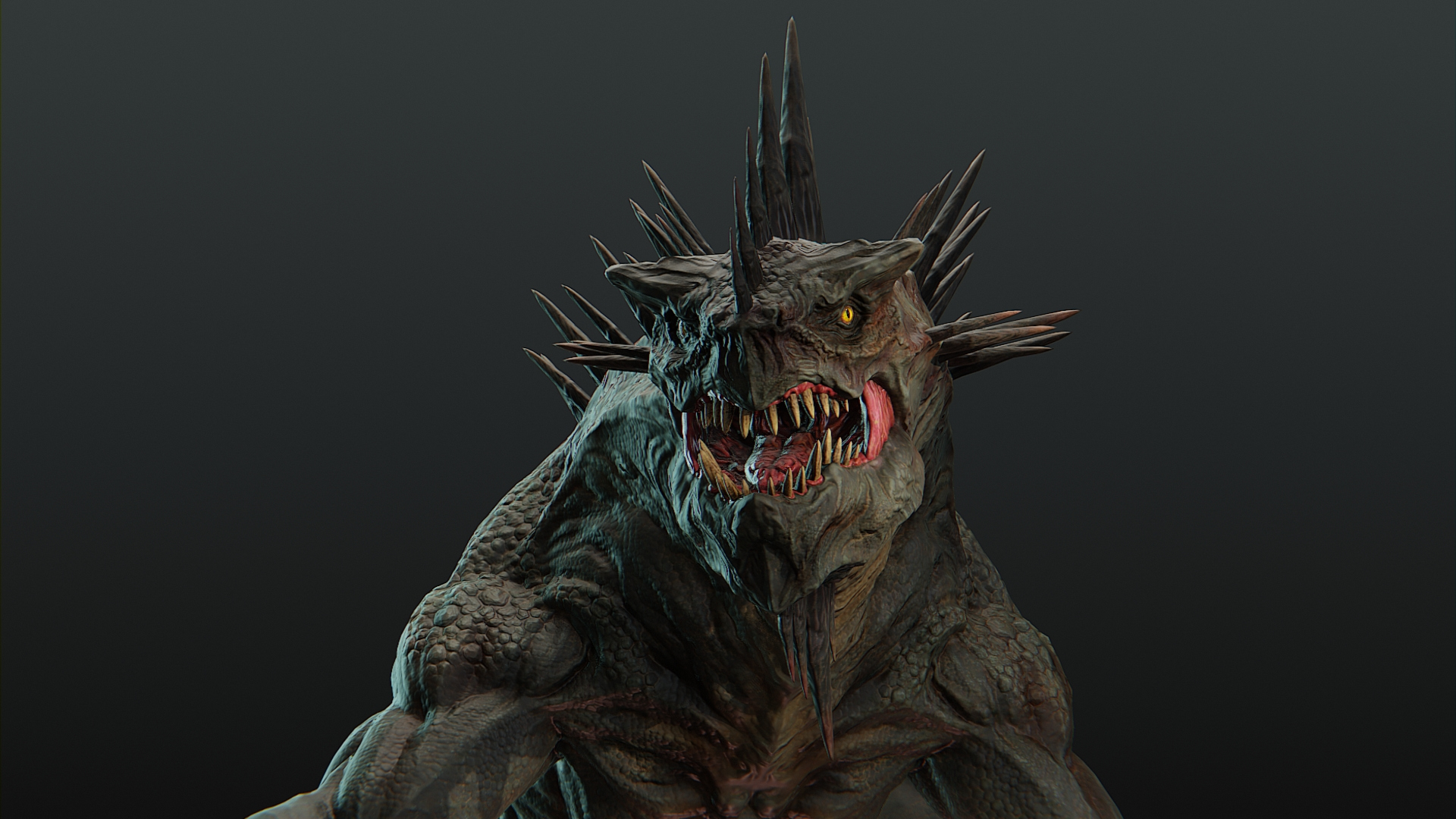 Hybrid Dinosaur 3D Model