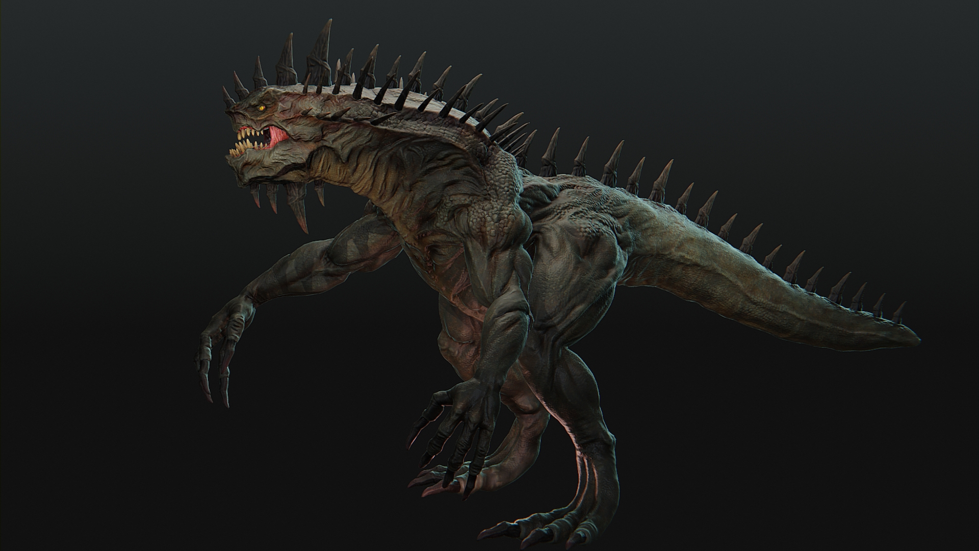 Hybrid Dinosaur 3D Model