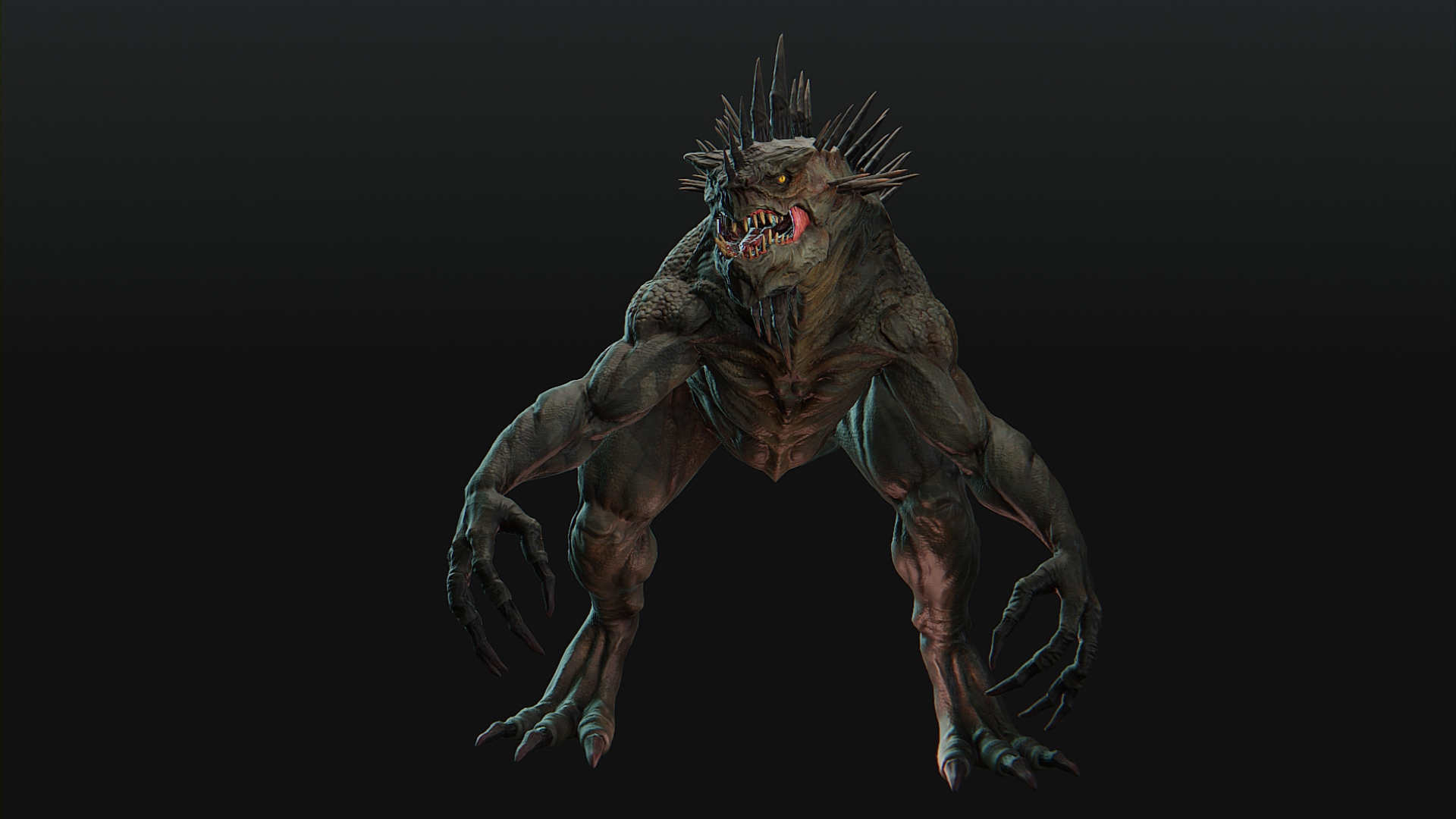 Hybrid Dinosaur 3D Model