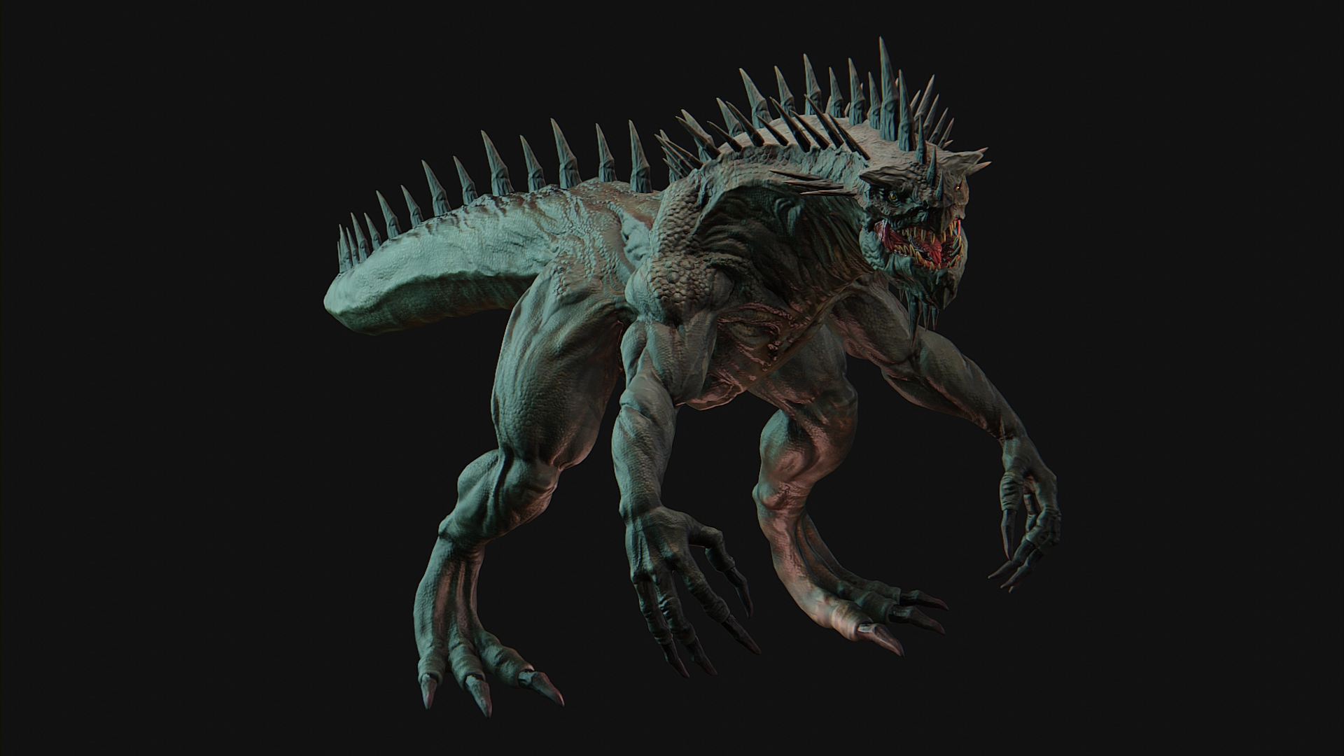 Hybrid Dinosaur 3D Model