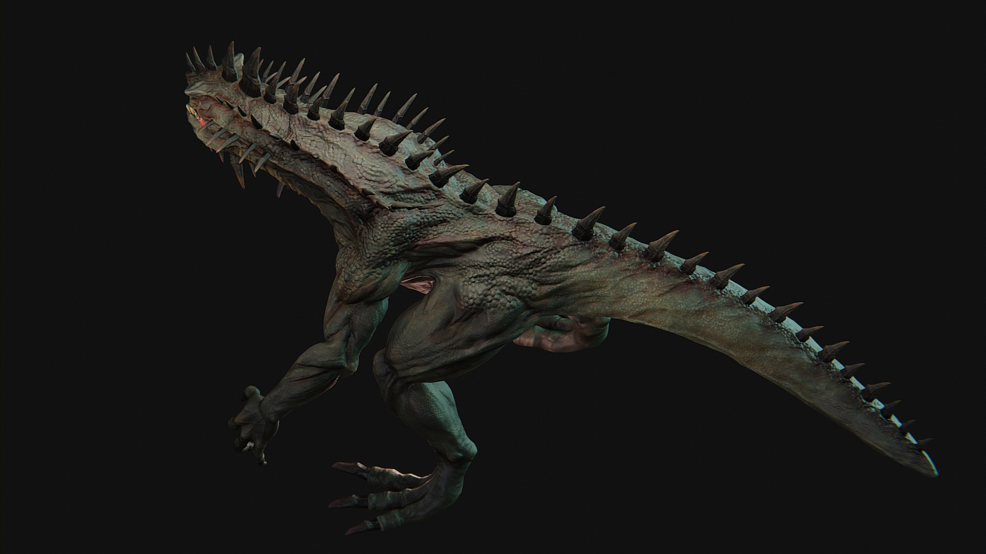 Hybrid Dinosaur 3D Model