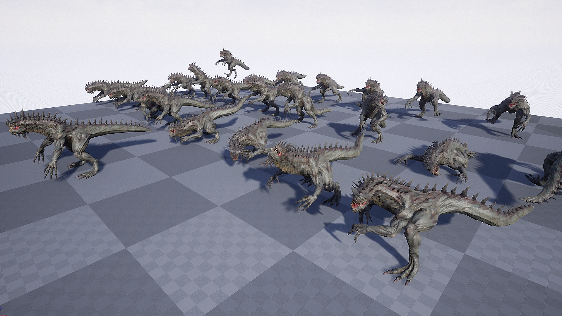 Hybrid Dinosaur 3D Model