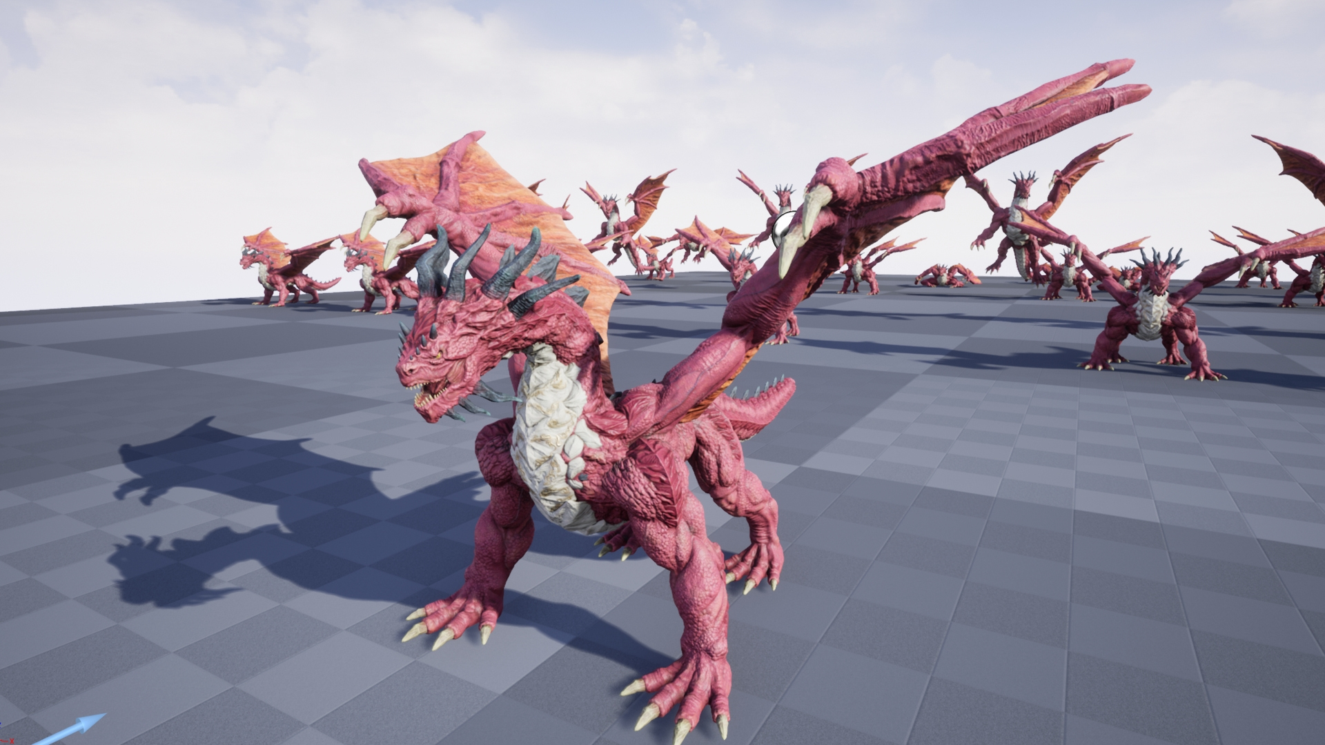 Royal Red Dragon 3D Model