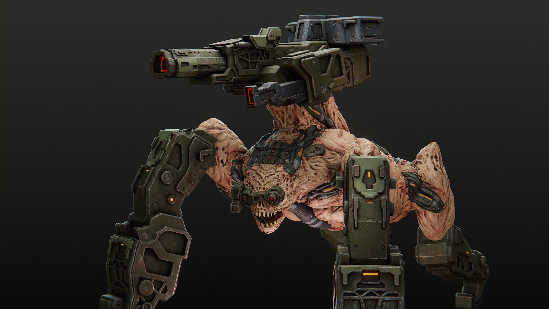 Siege Cyborg 3D Model