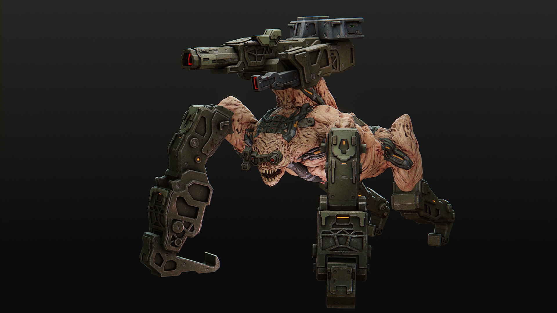 Siege Cyborg 3D Model