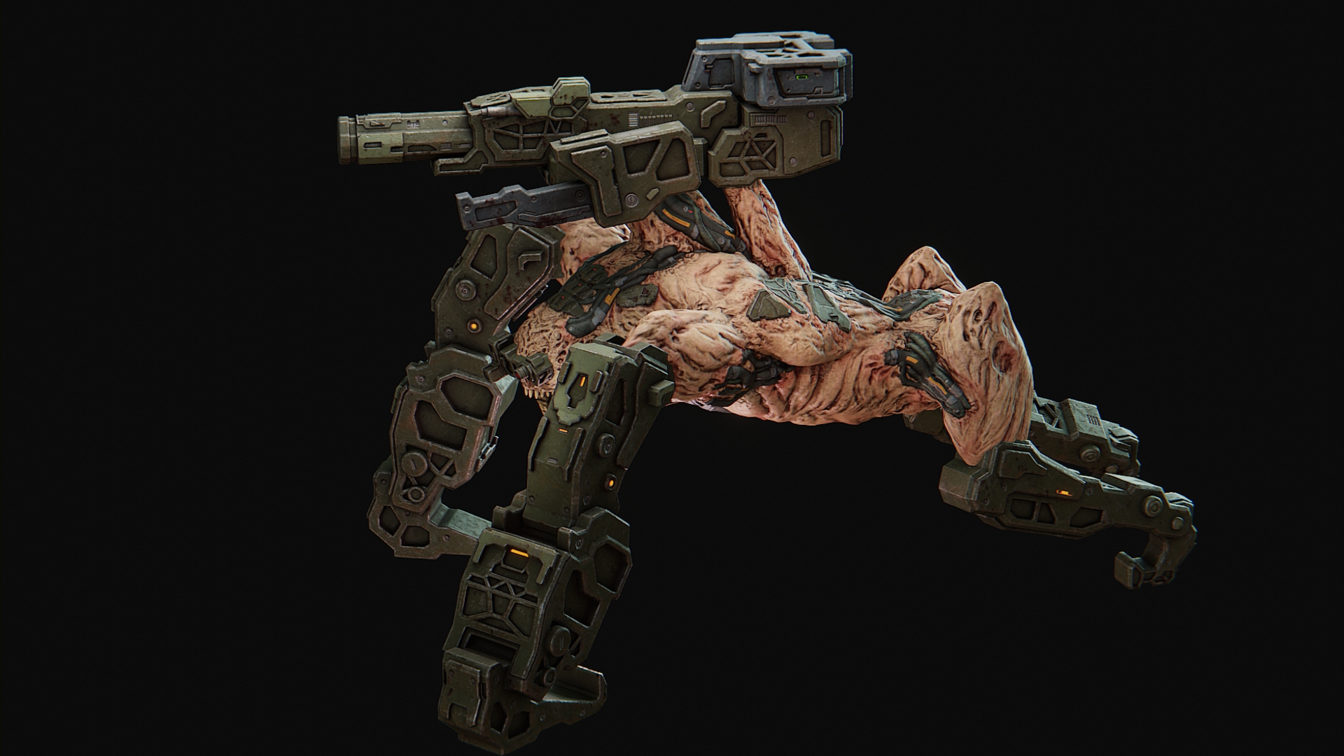 Siege Cyborg 3D Model