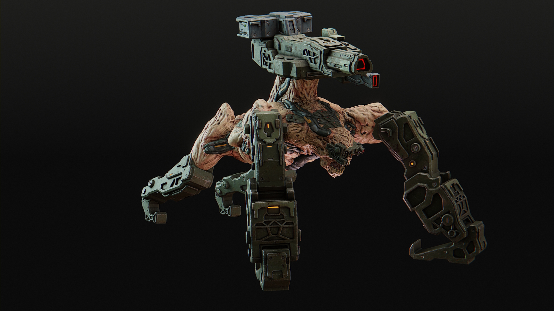 Siege Cyborg 3D Model
