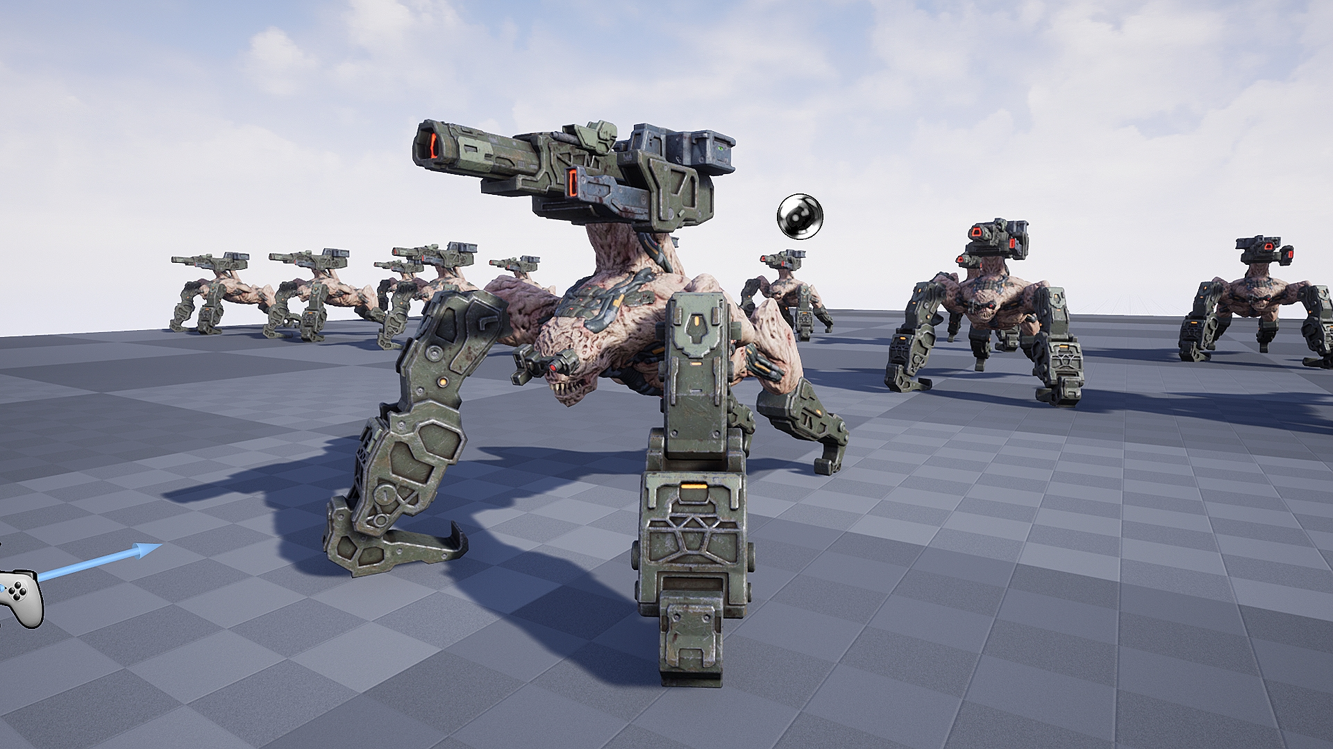 Siege Cyborg 3D Model