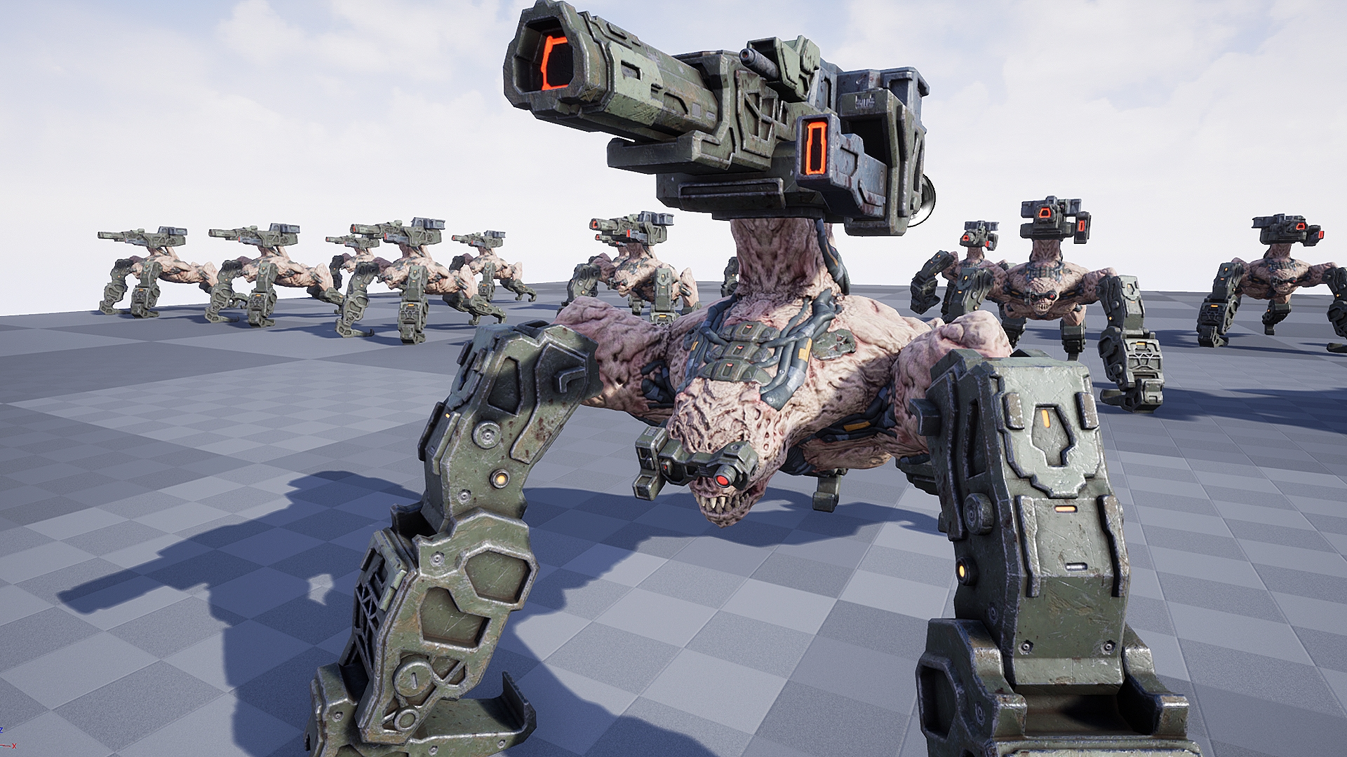 Siege Cyborg 3D Model