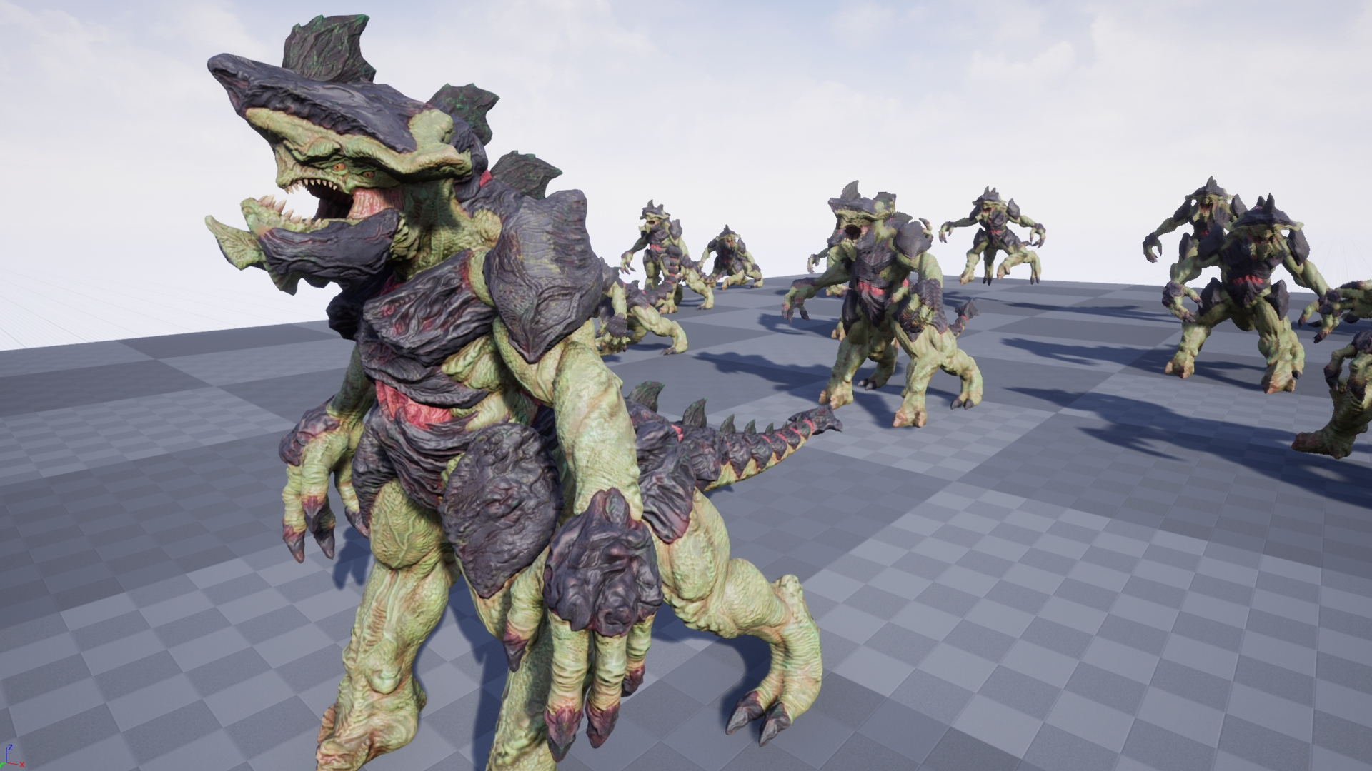 Titan Kaiju Alien 3D Model