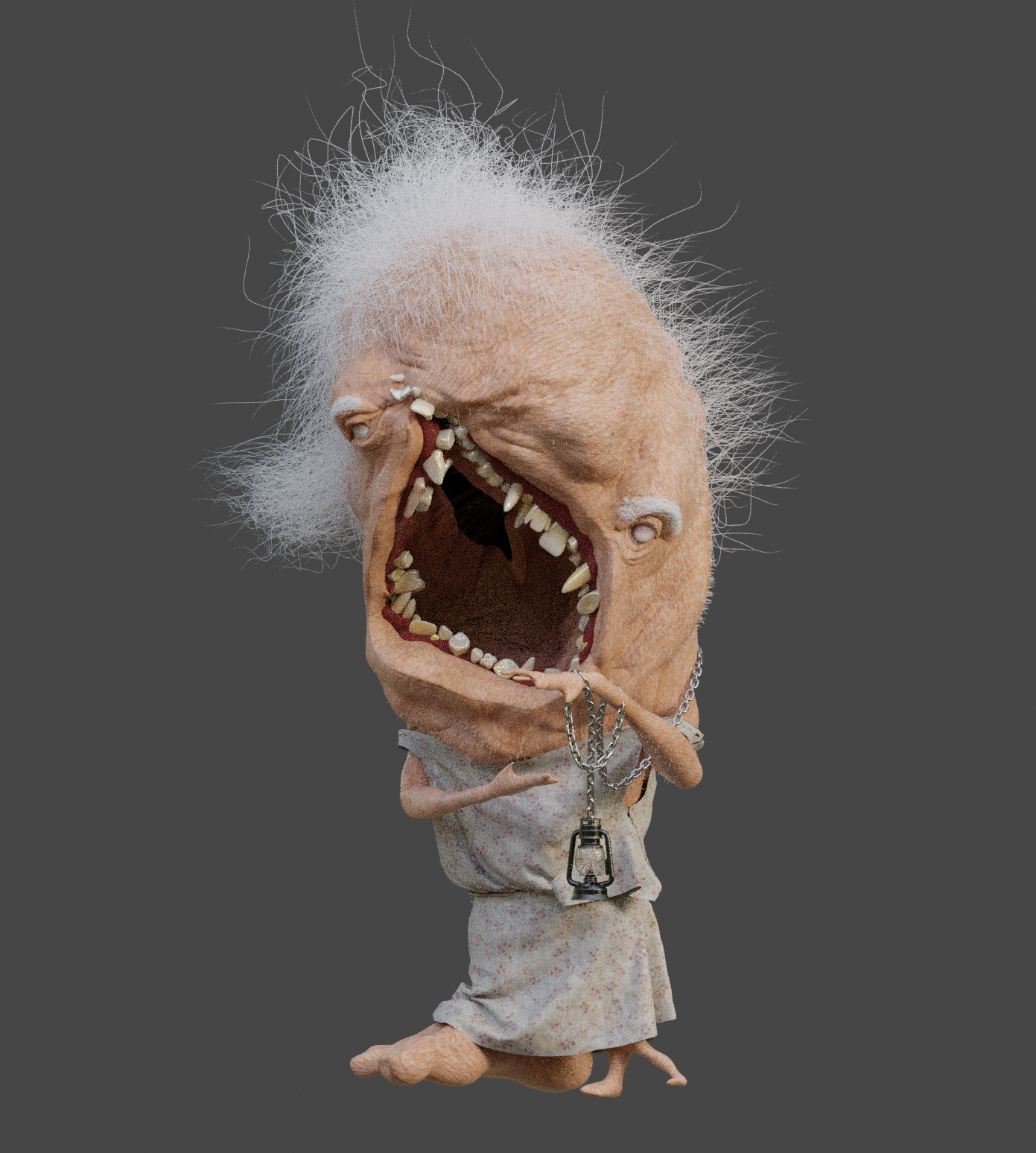 Uh.. Granny 3D Render, Digital Artwork by Alexandro Gusso