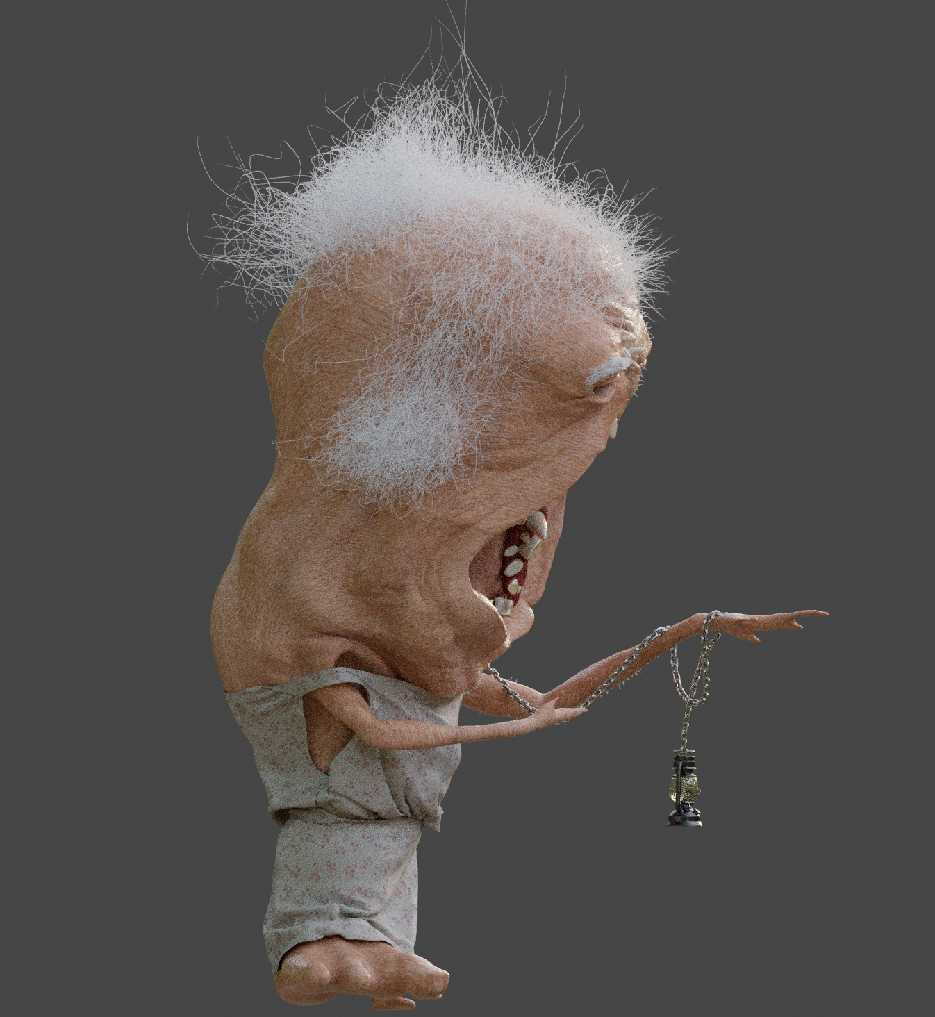 Uh.. Granny 3D Render, Digital Artwork by Alexandro Gusso