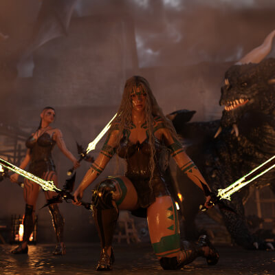 Together Against The Shared Enemy 3D Wallpaper