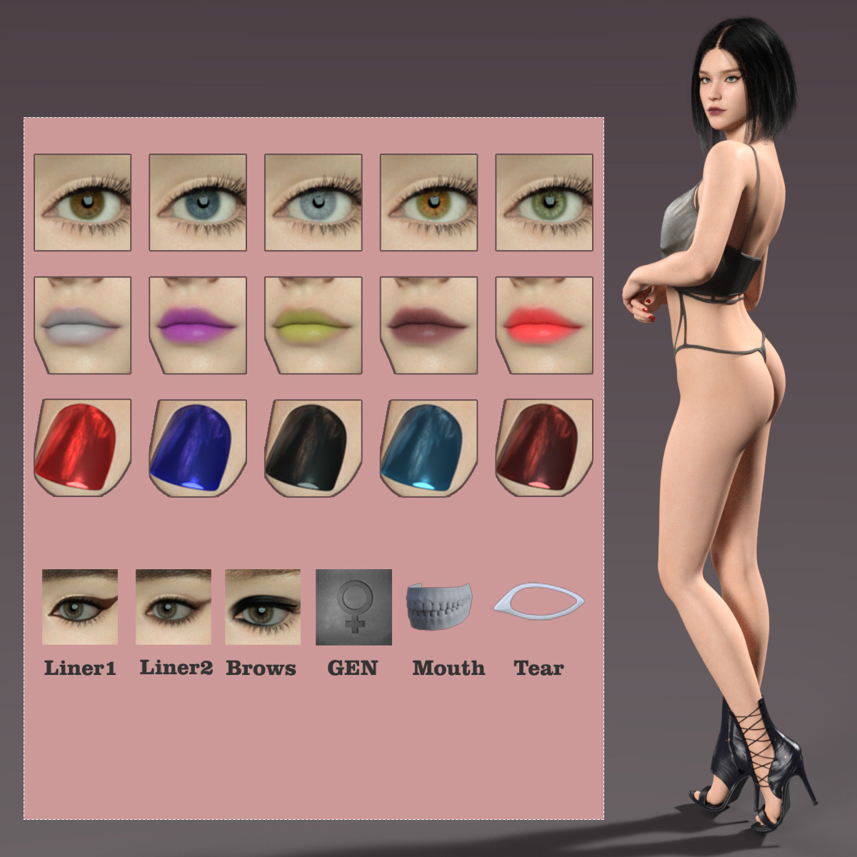 Clodiya for Genesis 9 Female Daz Content