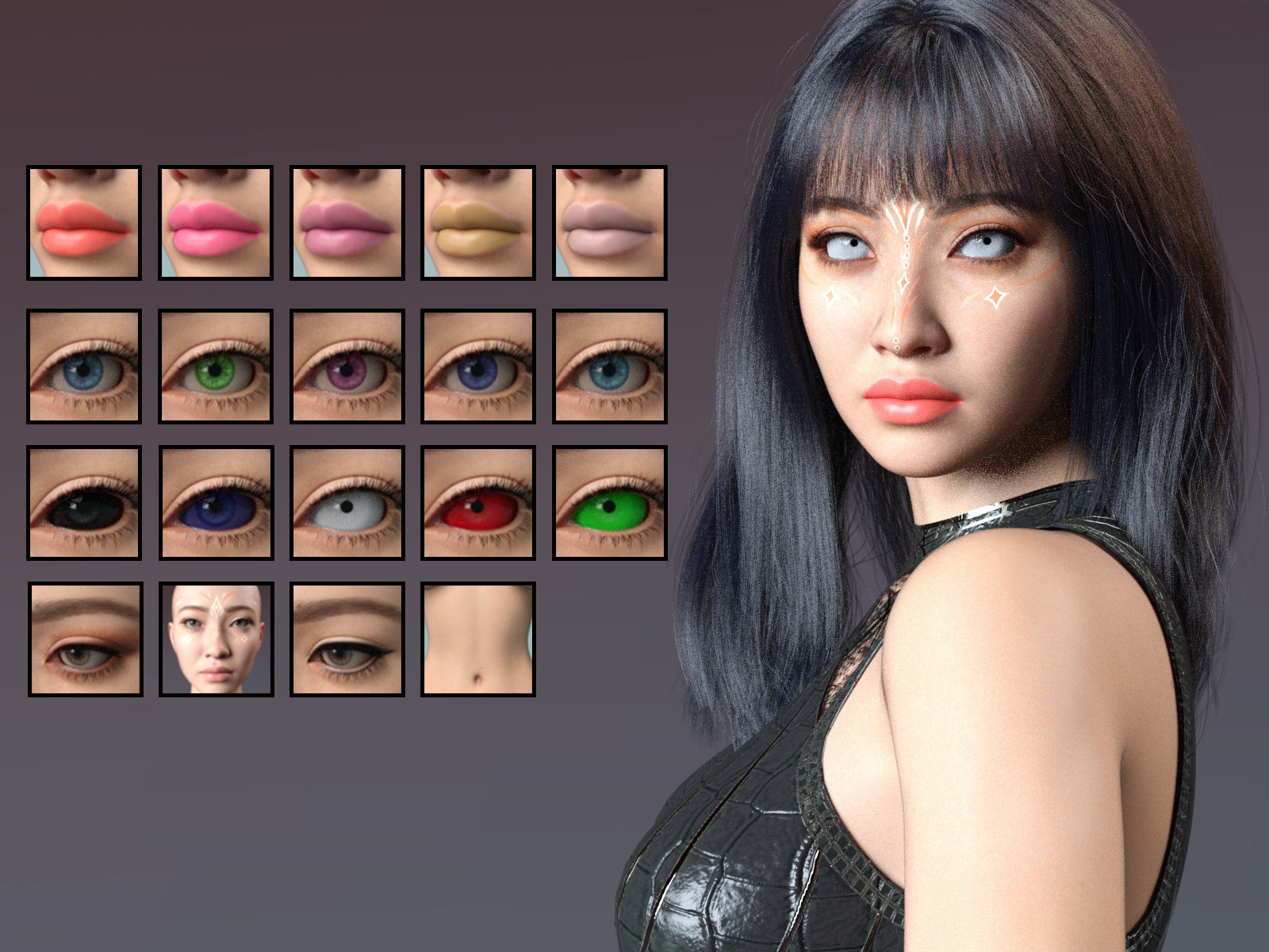 Heliyen Characters for Genesis 9 Female Daz Content