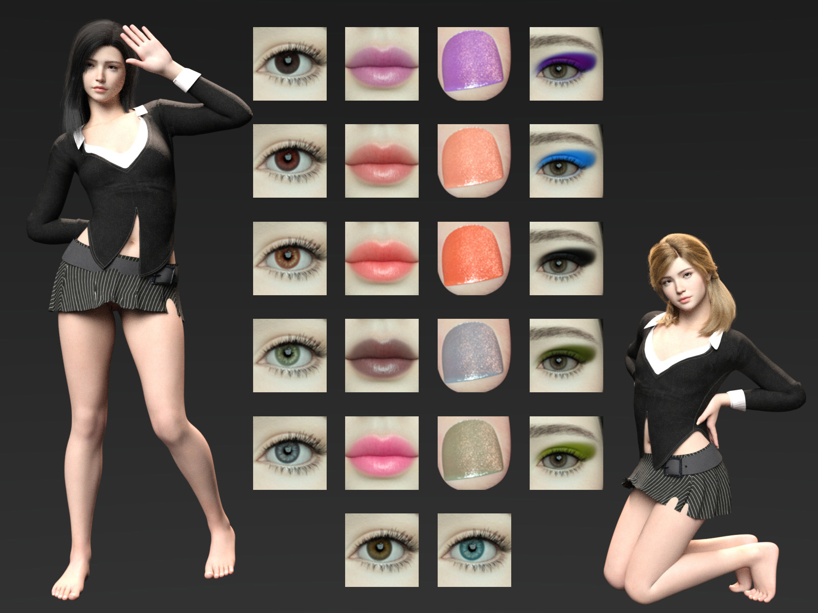 Migan Character for Genesis 9 Female Daz Content